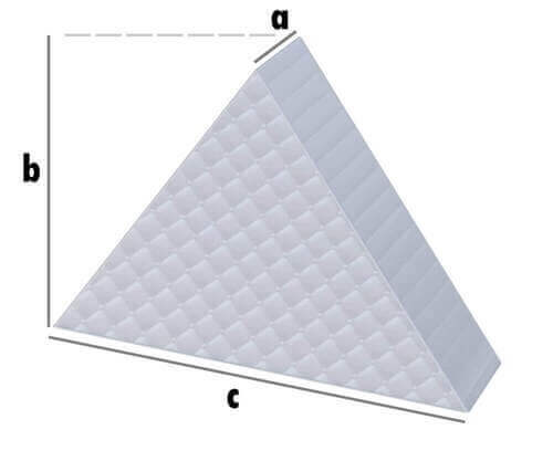 Matratze - Gleichseitiges Dreieck